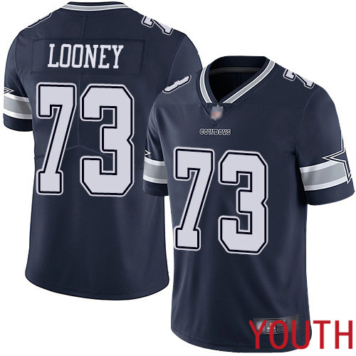 Youth Dallas Cowboys Limited Navy Blue Joe Looney Home 73 Vapor Untouchable NFL Jersey